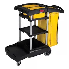 RUBBERMAID COMMERCIAL - Carro de Limpieza Rubbermaid Alta Capacidad FG9T7200BLA