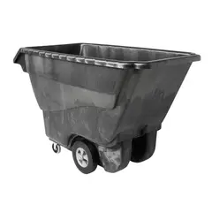 RUBBERMAID - Carro Practiwagon Volcador 800 L Sin Tapa Negro