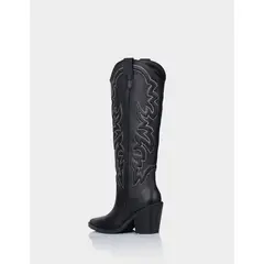 STIVALI - Bota Texana Nebraska Negro