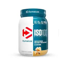 DYMATIZE - ISO100 Vainilla 100% Hidrolizada 610g ENVIO RAPIDO