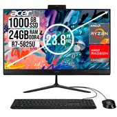 ACER - TODO EN UNO AMD RYZEN 7 5825U SSD 1TB RAM 24GB 23,8 FHD
