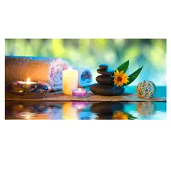 GENERICO - Cuadro Decorativo Marco MDF Imagen Digital vinilo adhesivo 120x60cm