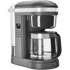 KITCHENAID - Cafetera KCM1208DG 12 Tazas Ducha Espiral Gris