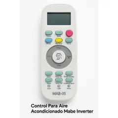 GENERICO - Control Para Aire Acondicionado Mabe MAB-05