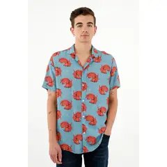 TENNIS - Camisa tipo bowling para hombre