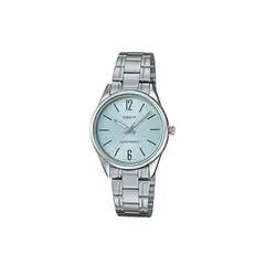 CASIO - Reloj Para Dama Clasico LTP-V005D-2BUDF Azul Celeste