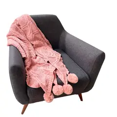 HOMETEX - PASHMINA ZARA ROSADA