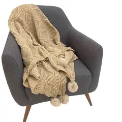 HOMETEX - PASHMINA ZARA MARRÓN