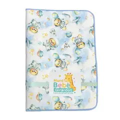 MUNDO BEBE - Cambiador Bebé Acolchado Estampado Antialergico Impermeable
