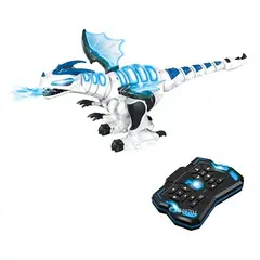 KIDSHOP - Dragón Movimiento Luces Sonidos Con Control N-6547Azul