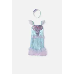 LITTLEMIC - Disfraz Sirena de para niña de 3T A 4T
