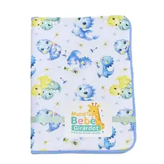 MUNDO BEBE - Cambiador Bebé Acolchado Estampado Antialergico Impermeable