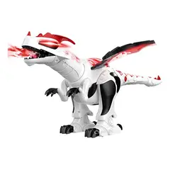 KIDSHOP - Dragón Movimiento Luces Sonidos Con Control N-6547 Rojo
