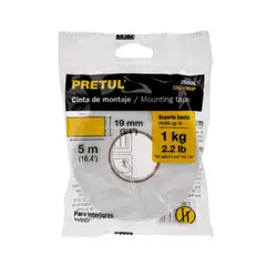PRETUL - Cinta Doble Faz 5 Metros - 20005