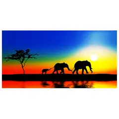 GENERICO - Cuadro Decorativo Madera Imagen Vinilo 120x60cm