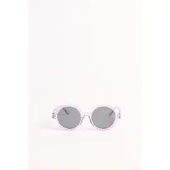 KOAJ - Gafas de sol de marco redondo en color violeta y crema Mujer