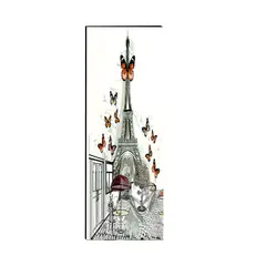 GENERICO - Cuadro Vertical Con Marco MDF Imagen Digital vinilo adhesivo 70x25cm