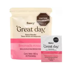 SAVVY - Great Day Limonada Rosada Citrato de Magnesio