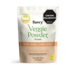 SAVVY - Proteína Vegana Veggie Powder Vanilla Doypack 630 g