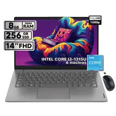 LENOVO - PORTATIL V14 G4 IRU INTEL CORE I3-1315U 8GB RAM 256 GB SSD 14” FHD + MOUSE INALAMBRICO !!!