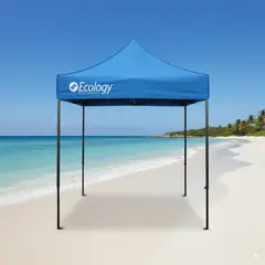 ECOLOGY - Toldo 2x2 Tipo Acordeon Sunshine Azul