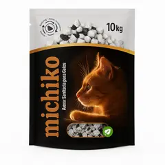 CATLIKE - Arena Para Gatos Michiko Con Carbon Activado 10Kg