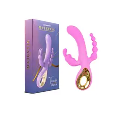 DISTRISEX - Camtoyz Vibrador Trento Majestic Lila Triple Estimulación