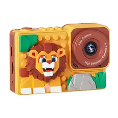 GENERICO - Cámara Infantil Digital Para Niños Amarillo Con Marrón Lego