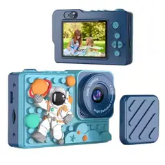 GENERICO - Cámara Digital Diseño De Lego Color Azul Astronauta