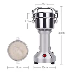 MILOPTS - Molinillo De Grano Eléctrico Acero Inoxidable 100gr