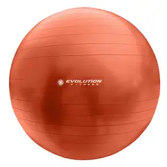 EVOLUTION FITNESS - Balón de pilates EVO 55 cm naranja con Inflador