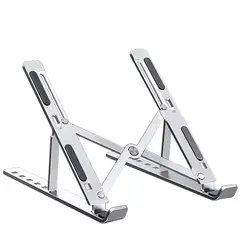 GENERICO - Base Metálica para Laptop Ajustable y Plegable Antideslizante