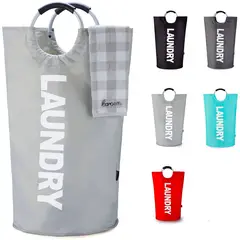 ONE PIXEL - Cesta De Ropa Sucia Lavandería Plegable Canasta Almacenadora