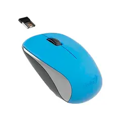 GENIUS - Mouse Ergonomico Inalambrico NX 7000 Azul Wireless 1200 DPI Portatil Ambidiestro