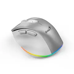 GENIUS - Mouse Ergo 9000 Inalámbrico Plateado 1600 DPI