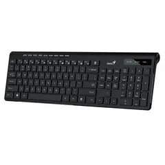 GENIUS - Teclado Mecanico Inalambrico USB SlimStar KB7230 Ergonomico Para Laptop, Pc Negro