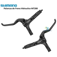 SHIMANO - Par Manetas Freno Hidráulicas Mt200 Palancas Mtb