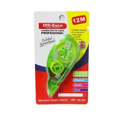 OFFI ESCO - Corrector de cinta profesional de 12mts