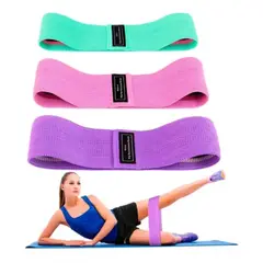 GENERICO - Kit de 3 bandas elásticas, bandas de resistencia para caderas, piernas y glúteos
