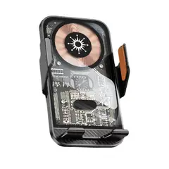 GENERICO - Cargador De Celular 15w Inalámbrico Auto Sensor Inteligente