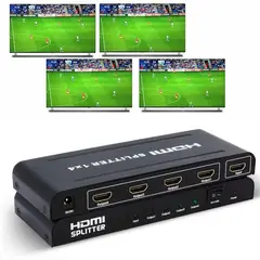 GENERICO - Splitter Hdmi 1 X 4 Alta Definición 1920x108p/3d /4k