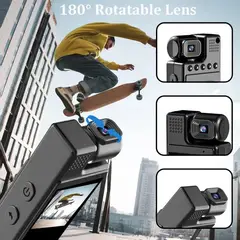 GENERICO - Mini Cámara Corporal 1080p Hd Con Grabación De Audio Y Vídeo
