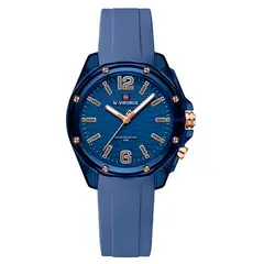 NAVIFORCE - Reloj Original Nf6103 Analogo Mujer + Estuche