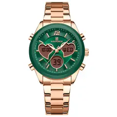 NAVIFORCE - Reloj Original Nf5045 Digital Mujer + Estuche
