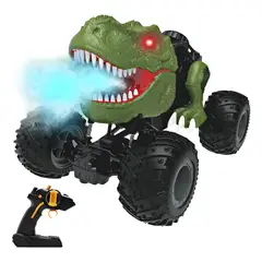 KIDSHOP - Carro Dinosaurio Control Remoto Humo Luces Música MX-70-VD