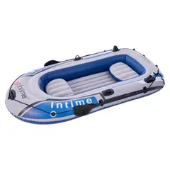 GENERICO - Bote Inflable Canotaje + Inflador + Remos 4 Personas Lancha