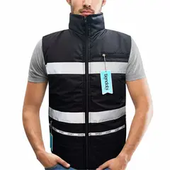 GENERICO - Chaleco Chaqueta Motociclista Reflectivo Acolchado