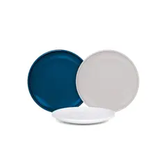 FOH - Plato Redondo Bevel™ de 9 - Pack de 6 piezas