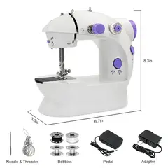 CHINA GLAZE - Mini Maquina De Coser Portátil Mini Sewing Machine 4 En1