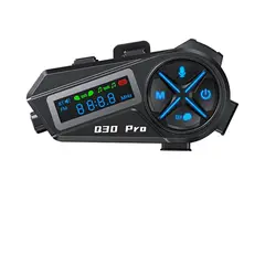GENERICO - Intercom Q30 Casco Moto Pro Bluetooth Bluetooth 5.4 Fm
